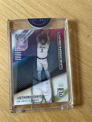 2021-22 Donruss Elite Anthony Davis Dimensions Hologram Case Hit - Card 12 — 第 1/4 张图片