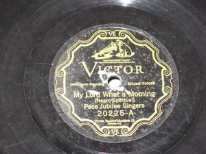 BLUES GOSPEL PACE JUBILEE SINGERS My Lord What A Morning VICTOR 20225 - Imagen 1 de 2