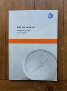 VW PASSAT, CC, Etc. RNS 310 / RNS 315 Navigation / Sat Nav Owners Manual - 2010 - Picture 1 of 5