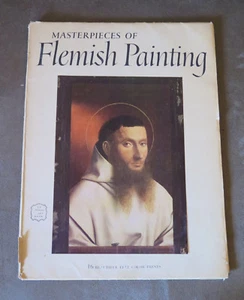 Flemish Painting Portfolio Abrams Art Book,16 Full Color Plates (Copyright 1956) - Picture 1 of 7