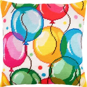 Hágalo usted mismo Kit de almohada de punta de aguja/tapiz "fijo" 16x16 pulgadas/40x40 cm - Imagen 1 de 4