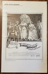 TOM SAWYER (Reader's Digest 1973 Musical) Original Movie Pressbook - RARE!!! - Bild 1 von 4