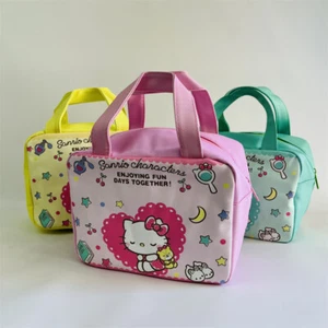 Borsa porta pranzo KT Kitty Kuromi Melody anime borsa isolamento alimentare bento carina - Foto 1 di 23