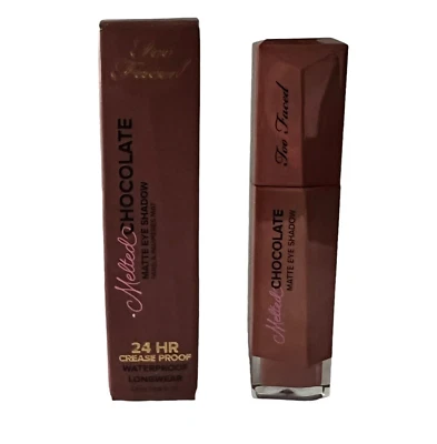 Too Faced Melted Chocolate Matte Amaretto Eye Shadow 0.15 Oz. New With Box - Image 1 of 3