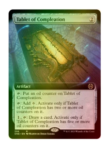 Tablet of Compleation #398 MTG ONE Extended Art Foil Rare NM - Picture 1 of 1