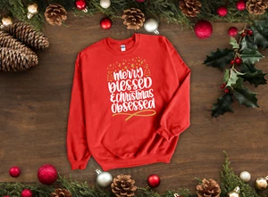 Christmas Sweatshirt, Holiday Gift, Christmas Tree Sweatshirt - Picture 1 of 1