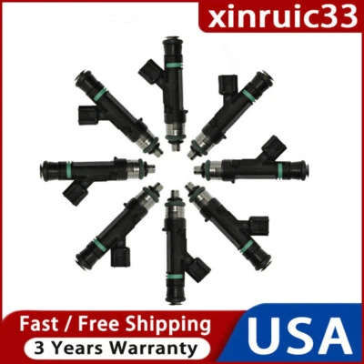 Juego de 8 inyectores de combustible para Ford Expedition 2009-2014 5,4 L 9L3Z9F593B FJ1003 Foto 1 de 4