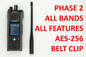 Harris XG-100P PHASE II WIDEBAND Tri-Band Unity P25 Radio XG100P w/ Belt Clip - Afbeelding 1 van 11