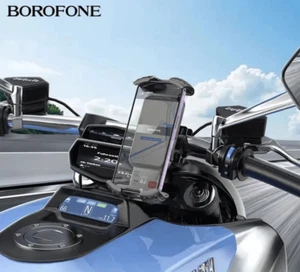 Borofone Bicycle Motorcycle Motorbike Bike Mobile Phone Holder Mount Bracket - Picture 1 of 8