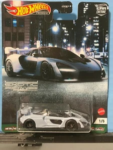 1/64 HOT WHEELS REAL RIDERS EXOTIC ENVY MCLAREN SENNA GREY - Picture 1 of 2