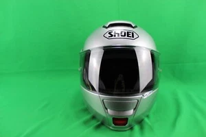 2014 SHOEI NEOTEC SILVER METALIC MOTORCYCLE HELMET SIZE RUNS SMALL EXCELLENT 7 - Picture 1 of 24