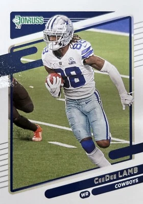 2021 Panini Donruss CeeDee Lamb Dallas Cowboys #190 NMMT - Image 1 of 2