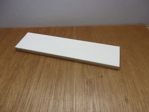 3/8" X 2-1/2" X 10" UHMW Tivar Polyethylene Plastic Flat Bar Plate Stock White - Picture 1 of 6