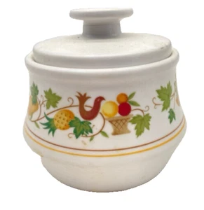 Homecoming by Noritake Sugar Bowl Progression, Green & Yellow Flowers Birds - Picture 1 of 4