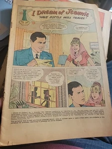 I Dream of Jeannie #2 (Barbara Eden) (Larry Hagman) Dell Comics 1966 #2 No Cover - Picture 1 of 5