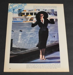 1979 Anuncio Impreso Sexy Moda Piernas Largas Dama Tacones Rubia Chloe Falda Crucero Belleza - Imagen 1 de 1