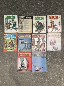 Sick and cracked magazine lot of 11 1960s - Picture 1 of 9