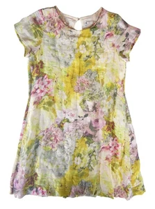 Trelise Cooper Women's Designer Pink Yellow Green White Floral Dress - Medium - Picture 1 of 11