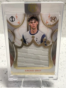 2024-25 Topps Reverence UCC Archie Gray Jumbo Patch Match-Worn Tottenham RC /25 - Picture 1 of 2