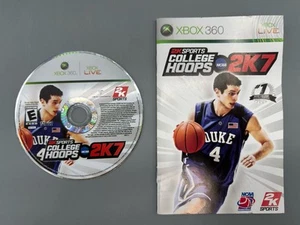 College Hoops 2K7 NCAA Microsoft Xbox 360 Disk And Manual Only - Picture 1 of 2