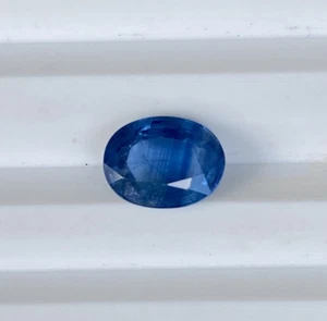 Liquidación! Zafiro azul genuino / 1,87 quilates zafiro azul aciano natural - Imagen 1 de 8