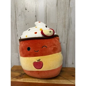 Squishmallows Met der Apfelwein Plüschtier klein 10 Zoll rot Fall Harvest Squad - Bild 1 von 5