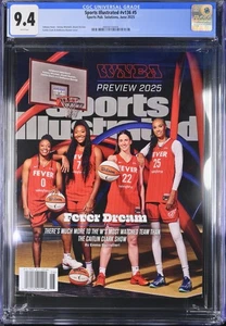 🔥 Sports Illustrated Magazine Caitlin Clark RC Rookie - June 2025 - CGC 9.4 🔥 - Picture 1 of 2