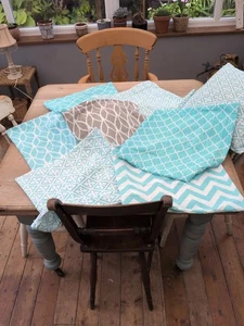 16"x16" Cotton Linen Double Side garden Sofa  Cushion Cover Pillowcase x 7 - Picture 1 of 9