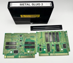 US Verkäufer - Metal Slug 2 SNK Cartridge Neo Geo MVS - neu beschriftet - getestet & funktionsfähig - Bild 1 von 7