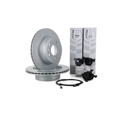 GENUINE BMW Front Brake Discs + Pads + Sensor X5 E70 X6 E71 E72 30i 35i 3.0 - Image 1 of 3