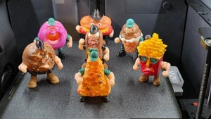 Action Figures Tipo Food Fighters Mattel - Foto 1 di 4