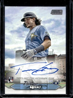2024 Stadium Club Tristan Gray Auto RC Rookie #SCBA-TG Rays - Image 1 of 2