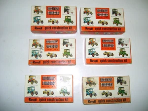 Lote de 6 kits de modelos de plástico vintage Revell Highway Pioneers serie 2 usados - Imagen 1 de 10