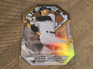 Inserto troquelado Topps Reggie Jackson Diamond Greats 2022 casi nuevo - Imagen 1 de 3