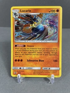 Lucario SM54 - Sun & Moon Black Star Promo - NEAR MINT - Pokemon TCG NM/LP+ - Picture 1 of 2
