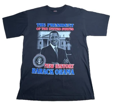 Camiseta De Colección Presidente Barack Obama (Hombre Talla XL) Camiseta Rap Atoo Griffin Foto 1 de 4