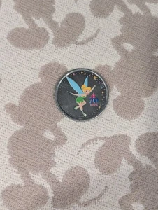 Disney Resort Disneyland 70th Anniversary Color Medallion - Tinker Bell - Picture 1 of 2