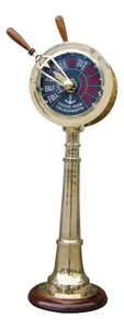 Maschinentelegraph aus Messing auf Holzsocke 92 cm Sea-Club - Bild 1 von 1