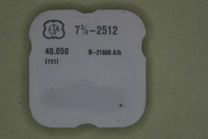 Balance complete ETA 2512 s. vis bilanciere completo 721 NOS - Picture 1 of 3