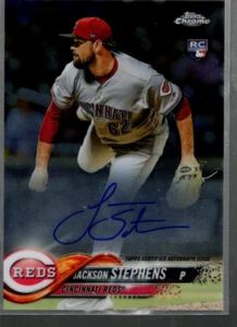 B3819- 2018 Topps Chrome Rookie Autographs #RAJS Jackson Stephens Auto - NM-MT - Picture 1 of 2