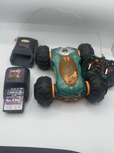 Vtg 1995 Kenner Tyco Ricochet 6v RC Stunt Car PARTs/Untested W/ Batteries - Picture 1 of 13