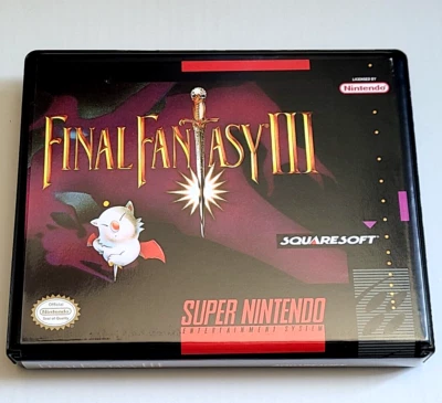 Final Fantasy III 3 чехол только Super Nintendo SNES коробка лучшее качество доступно - Изображение 1 из 4