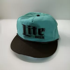 Vintage Miller Lite Rope Brim Hat: Licensed Official Product: SnapBack: EX - Picture 1 of 5
