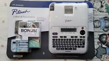 Brand New Brother P-Touch PT-2040 Labeler WHITE Bonus 2 Label Tapes & AC Adapter