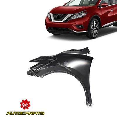 Front Fender For Nissan Murano 2015-2024 Primed Steel Left Driver Side NI1240216 Foto 1 de 4