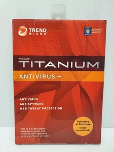 Trend Micro Titanium Antivirus Software + Antispyware Web Threat Protection NEW - Picture 1 of 4
