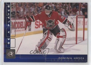 2001-02 ITG Be A Player Memorabilia Sapphire /100 Dominik Hasek #198 HOF