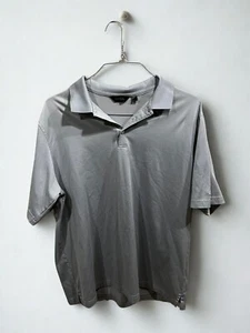 Walter Hagen Polo Men's Large Blue Grey Embroidered Number 11 Golf Athleisure - Picture 1 of 9
