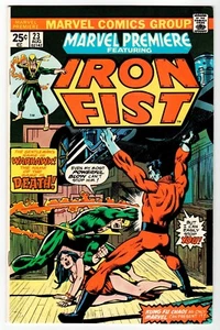 Marvel Premiere con Puño de Hierro #23 - En estado bastante bueno/casi nuevo agosto 1975 cómic vintage de Marvel - Imagen 1 de 2
