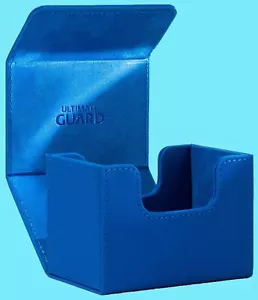 ULTIMATE GUARD SIDEWINDER MONOCOLOR BLUE 80+ DECK CASE Card Storage Box ccg tcg - Picture 1 of 3